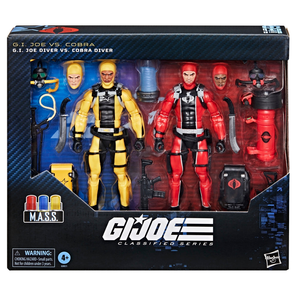 G.I. Joe Classified Series #169, G.I. Joe Diver Vs. Cobra Diver M.A.S.S. Device Action Figures