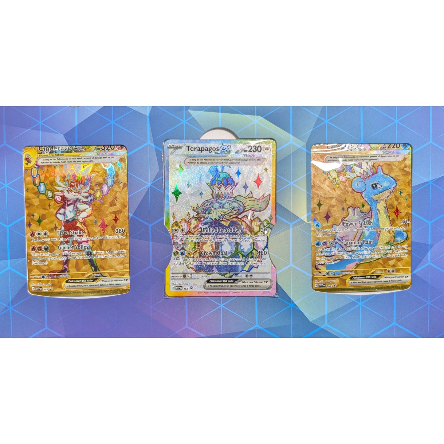 Pokemon Terapagos Premium Collection Promo Cards