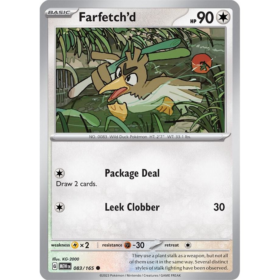 Farfetch'd - 083/165 SV: Scarlet & Violet 151 (MEW) RH