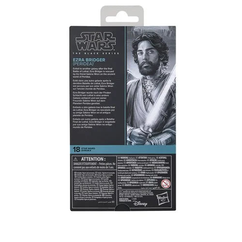 Star Wars The Black Series Ezra Bridger (Peridea) 6-Inch Action Figure