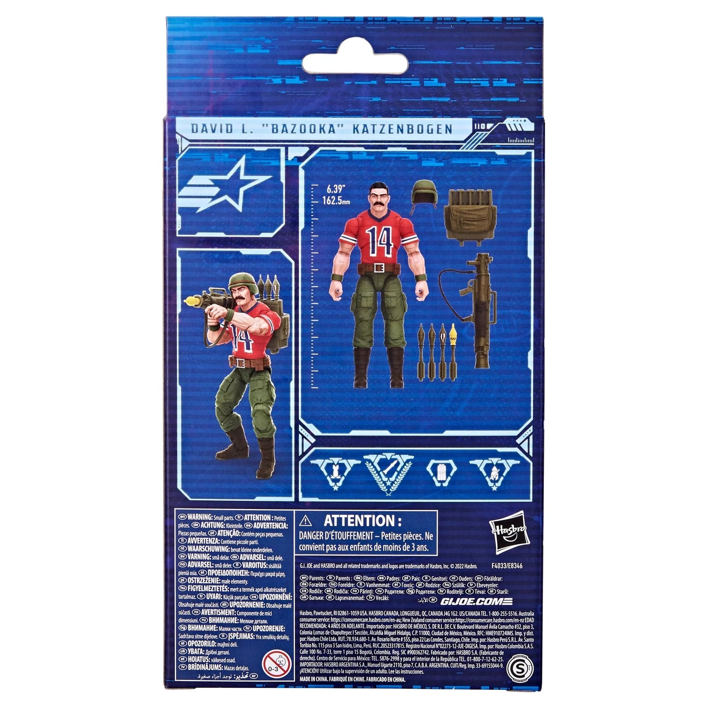 G.I. Joe Classified Series 6-Inch David L. Bazooka Katzenbogen