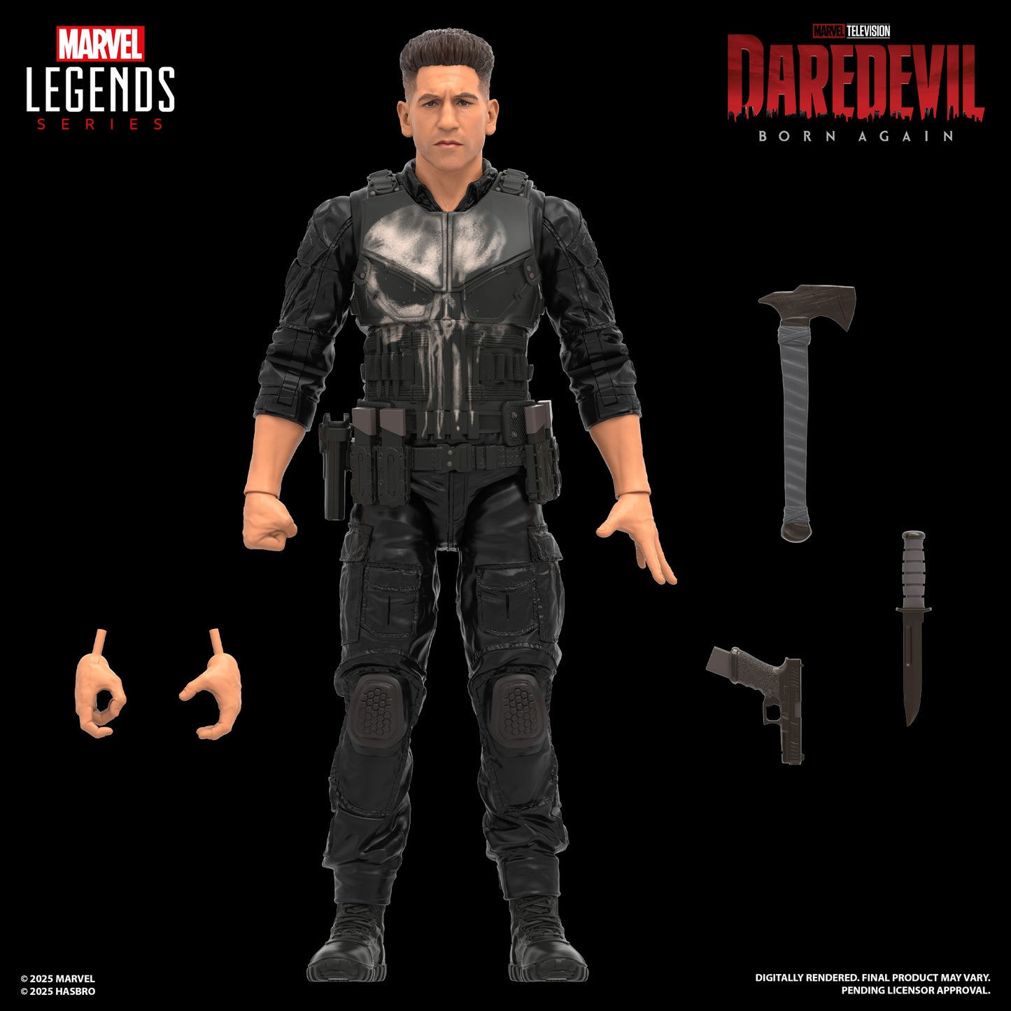 Marvel Legends Series Daredevil: Born Again Punisher 6-Inch Action Figure