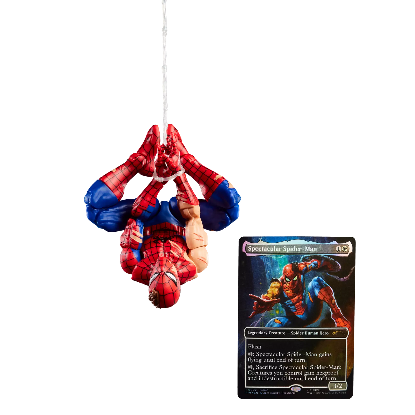 Marvel Legends Series Magic: Gathering Battle-Damaged Spider-Man Figure