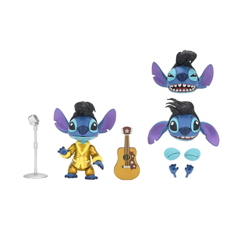 Neca Lilo & Stitch Ultimate Gold Elvis Stitch Action Figure