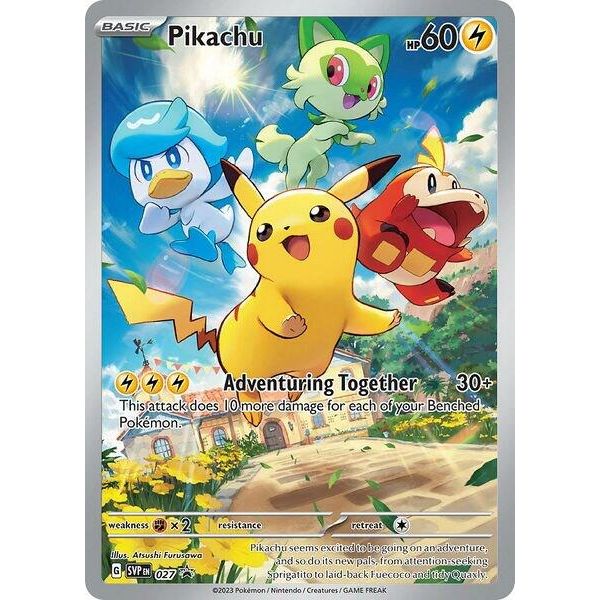 Paldea Evolved Pikachu Promo #27 (Sealed)