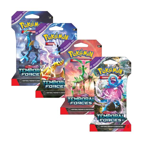 Pokmon TCG: Scarlet & VioletTemporal Forces Blister Packs Redshift7toys.com Pokmon TCG: Scarlet & VioletTemporal Forces Blister Packs Redshift7toys.com