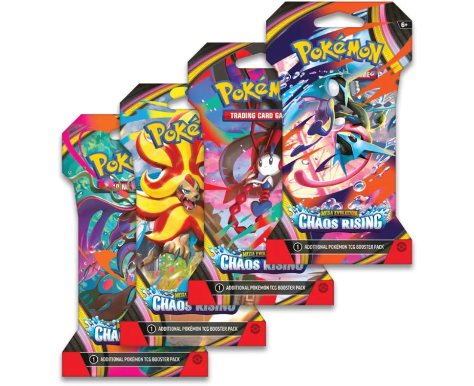Pokémon TCG: Mega Evolution-Chaos Rising Pokémon Sleeved Booster Pack