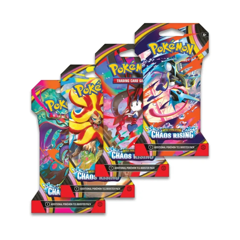 Pokémon TCG: Mega Evolution-Chaos Rising Pokémon Sleeved Booster Pack