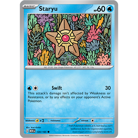 Staryu - 120/165 - SV: Scarlet & Violet 151 (MEW) RH