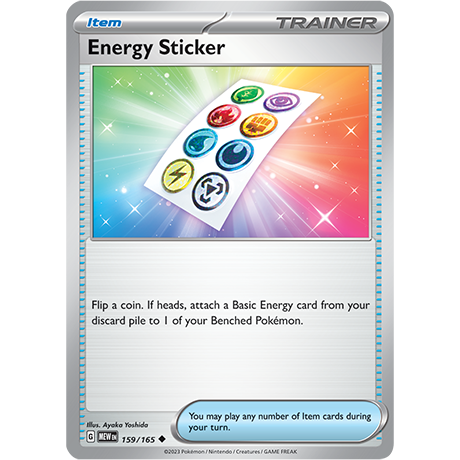 Energy Sticker - 159/165 - SV: Scarlet & Violet 151 (MEW) RH