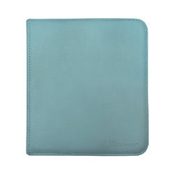 Pro Binder 12 Pocket Vivid Zippered Light Blue