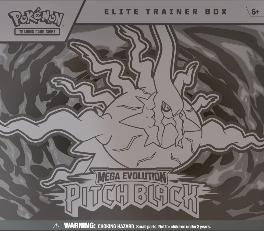Pokémon TCG: Mega Evolution Pitch Black Pokémon Elite Trainer Box (2 Per Customer)