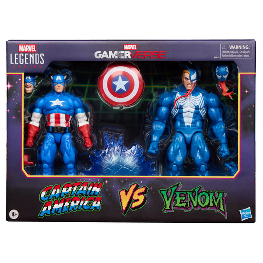 Marvel Legends Gamerverse 2-Pack Captain America vs. Venom