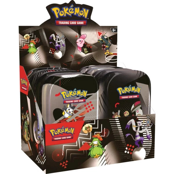 Pokemon SV10.5 Black Bolt White Flare Mini Tin Display