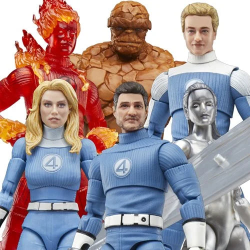 The Fantastic Four: First Steps Marvel Legends Series 6-Inch Action Figures Wave 1 Case of 6