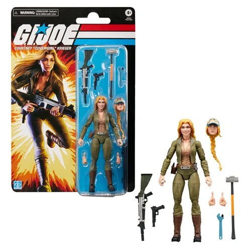 G.I. Joe Classified Series Retro Cardback Courtney Cover Girl Krieger 6-Inch Action Figure