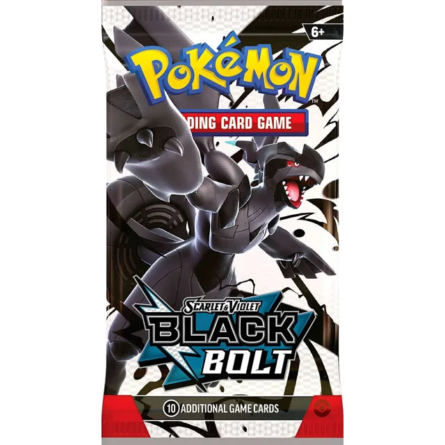 Pokemon SV Black Bolt Booster Packs 12 Pack Bundle
