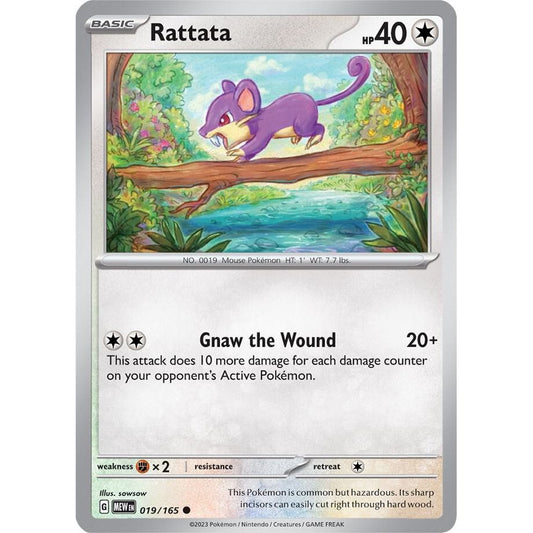Rattata - 019/165 SV: Scarlet & Violet 151 (MEW) RH