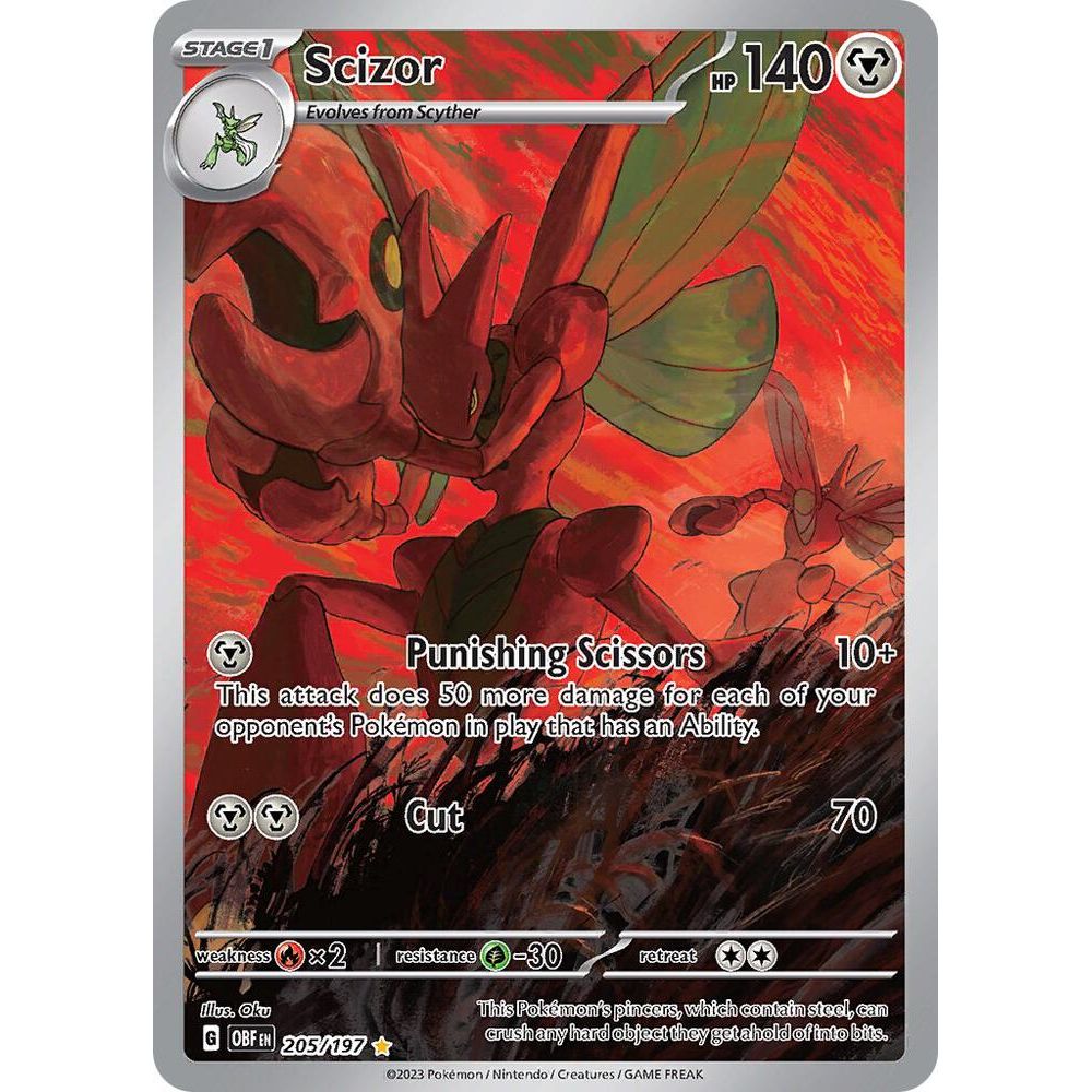 Scizor - 205/197 - SV03: Obsidian Flames (OBF)