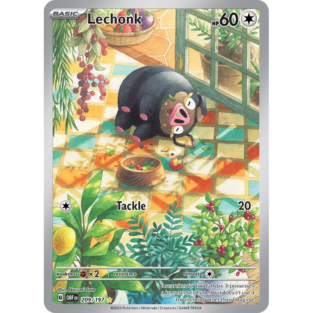 Lechonk - 209/197 - SV03: Obsidian Flames (OBF)