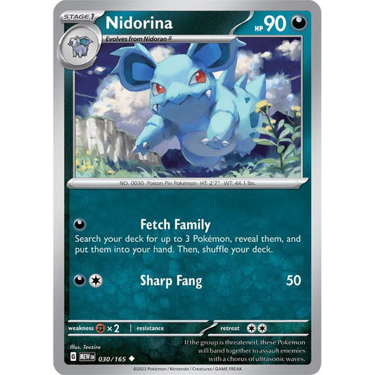 Nidorina - 030/165 - SV: Scarlet & Violet 151 (MEW) RH