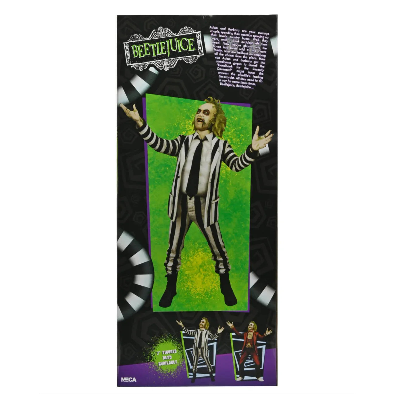NECA Beetle Juice 1988 Striped Suit 1/4 Scale