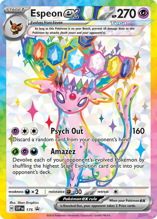Espeon ex - 175 - SV: Scarlet & Violet Promo Cards (SVP)