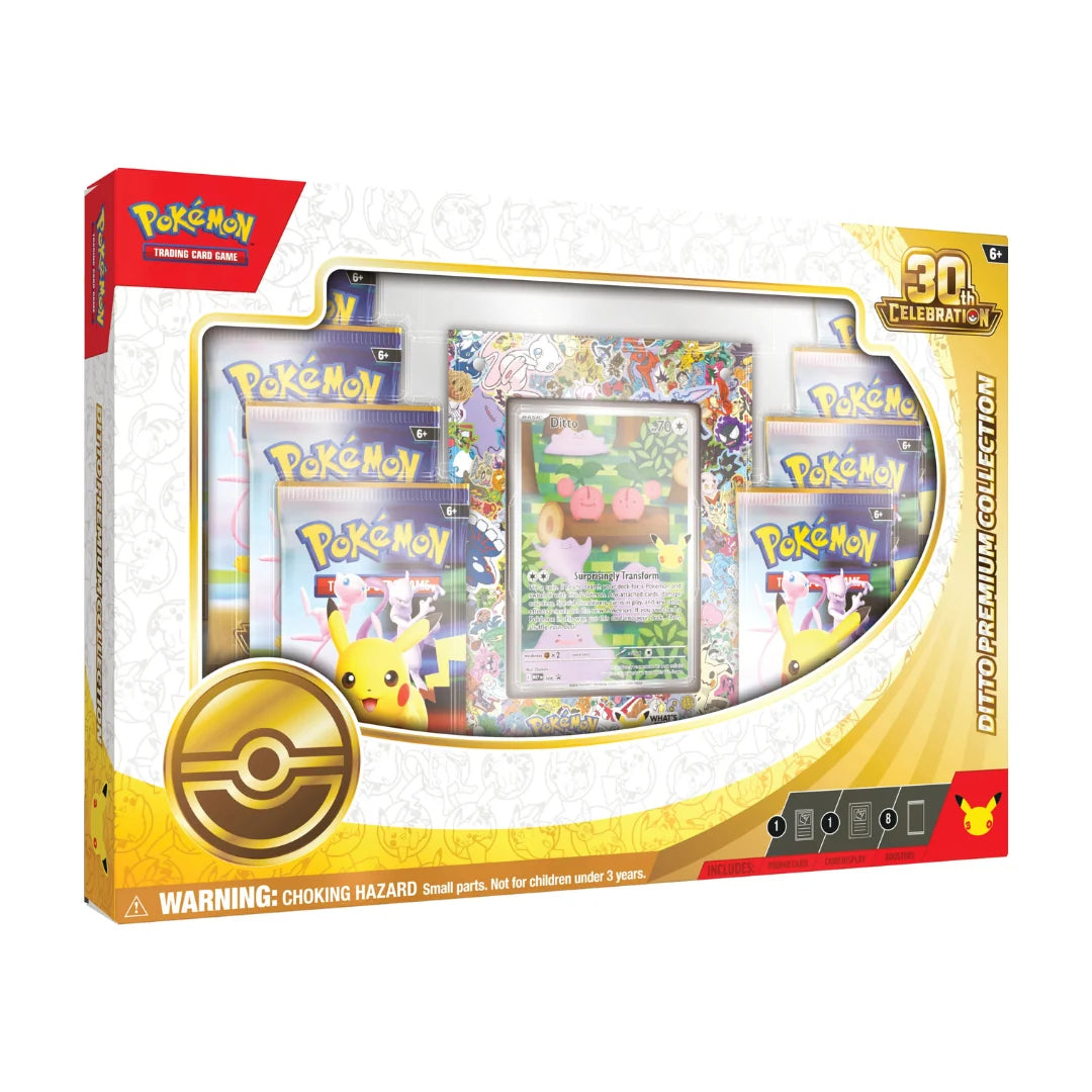 Pokemon 30th Celebration Ditto Premium Collection ( 1 Per Customer )