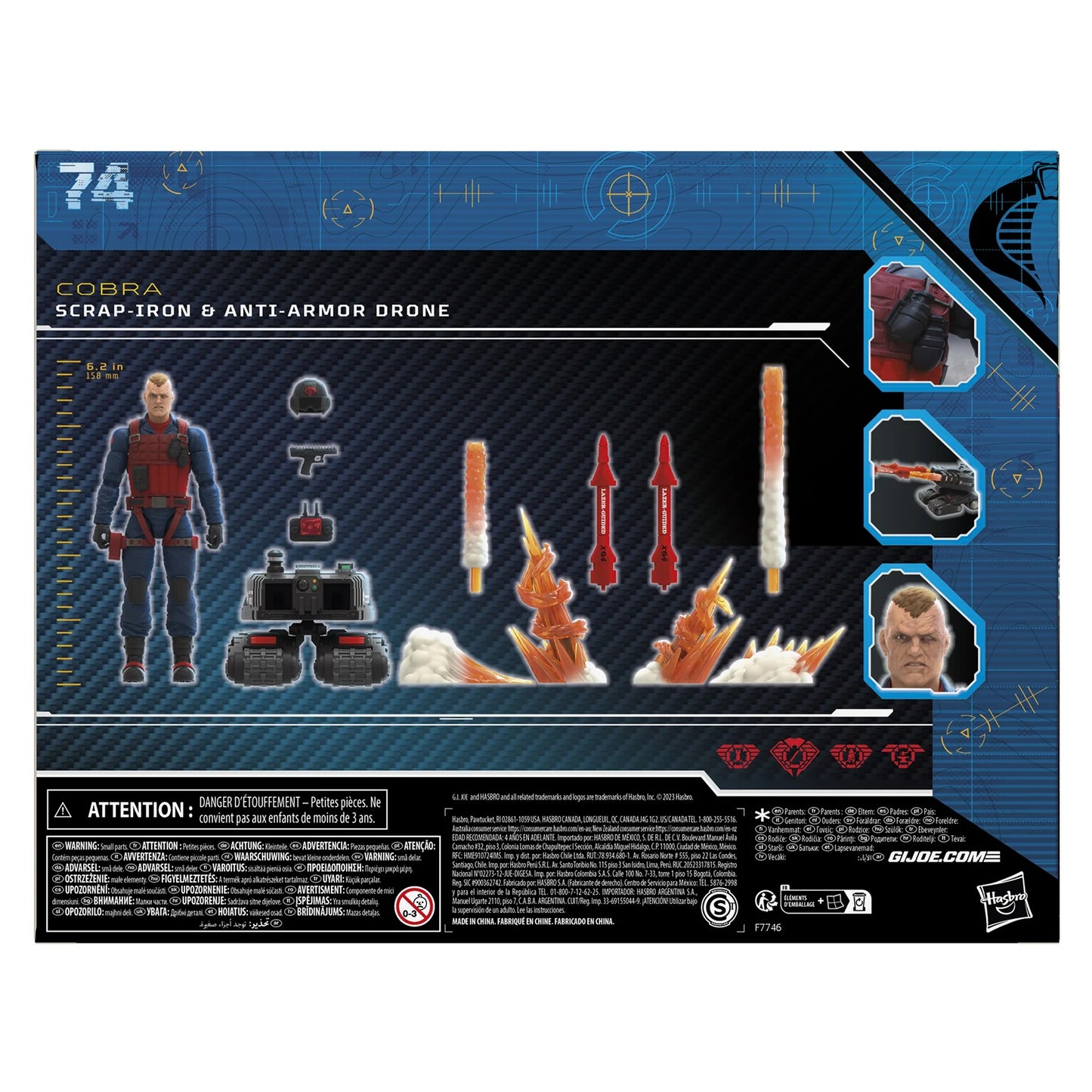 G.I. Joe Classified Series 6-Inch Scrap-Iron & Anti-Armor Drone Action Figure