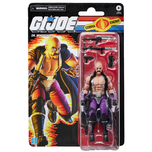 G.I. Joe Classified Series Retro Cardback, Dr. Mindbender Action Figure