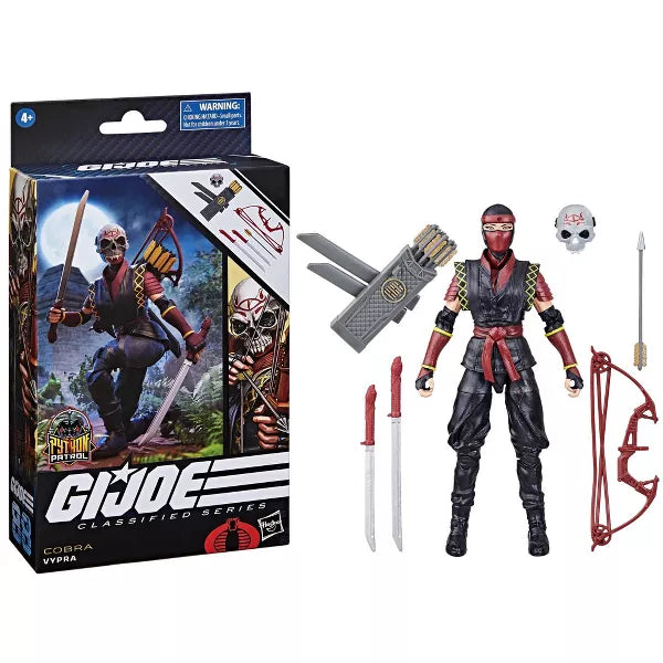 G.I. Joe Classified 6 Inch Action Figure Python Patrol Exclusive - Cobra Vypra #88