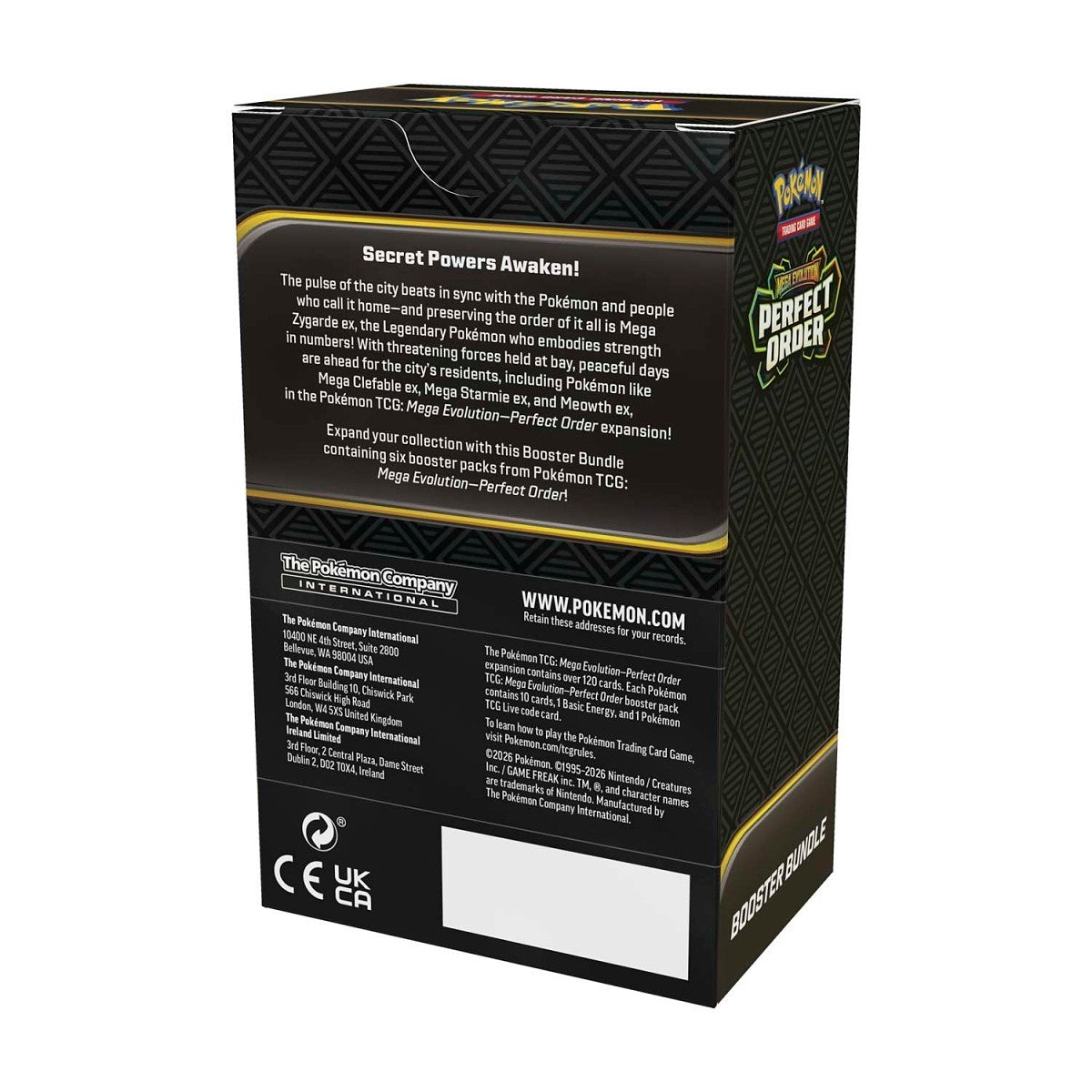 Pokémon TCG: Mega Evolution-Perfect Order Pokémon Booster Bundle
