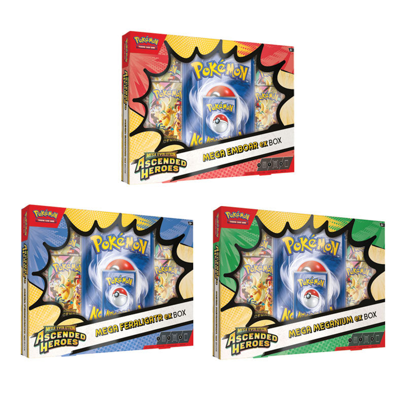 Pokémon TCG: Mega Evolution-Ascended Heroes Mega Ex Box Wave 1