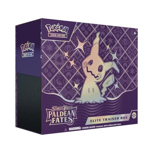 Pokemon Scarlet & Violet Paldean Fates Elite Trainer Box