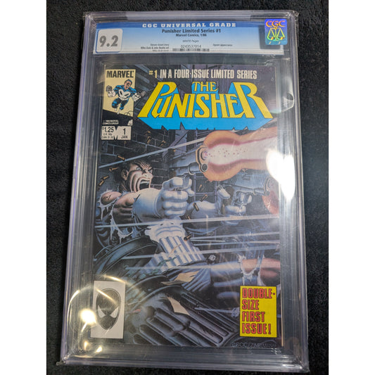 Punisher Limited Series # 1 CGC 9.2 White (Marvel 1986)