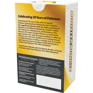 Pokemon 30th Celebration Booster Bundle (Oct 2 Release)