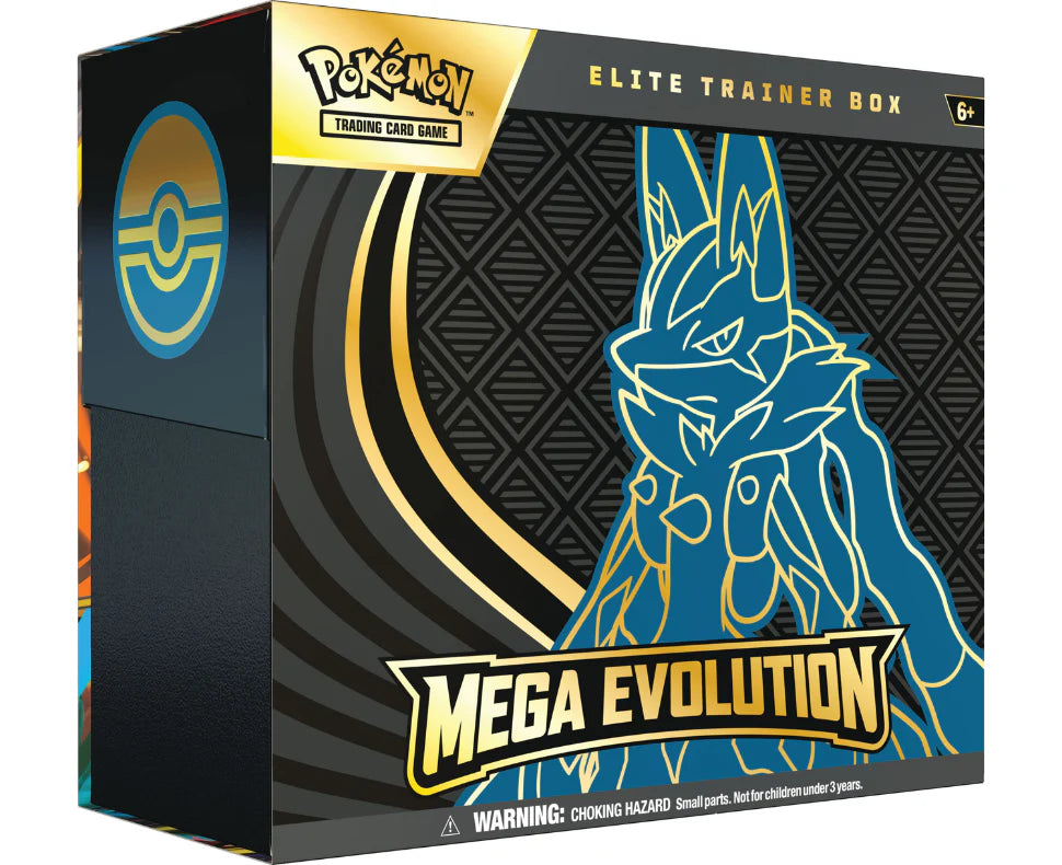 Pokemon ME01 Mega Evolutions Elite Trainer Box Lucario (Canada Only) 1 Limit Per Customer