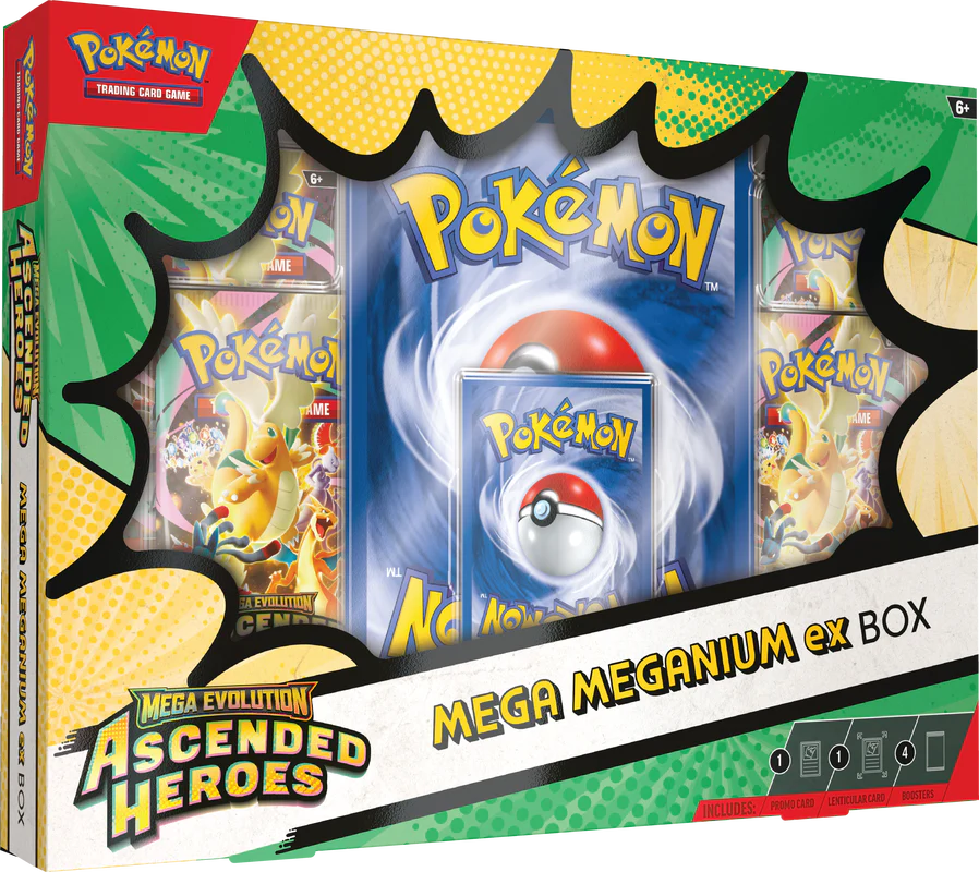 Pokémon TCG: Mega Evolution-Ascended Heroes Mega Ex Box Wave 1