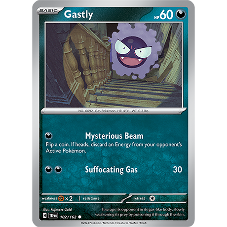 Pokémon TCG: Scarlet & Violet — Temporal Forces Gastly