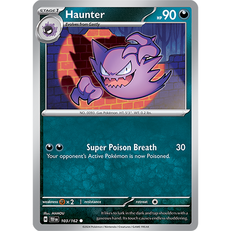 Pokémon TCG: Scarlet & Violet — Temporal Forces Haunter