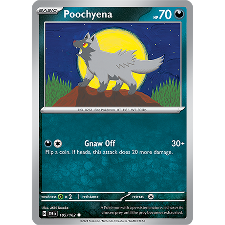 Pokémon TCG: Scarlet & Violet — Temporal Forces Poochyena