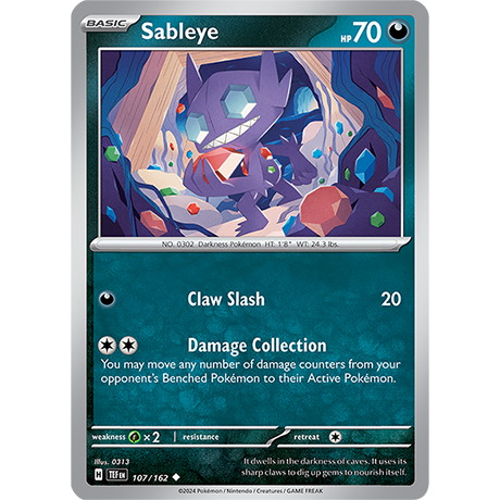 Pokémon TCG: Scarlet & Violet — Temporal Forces Sableye