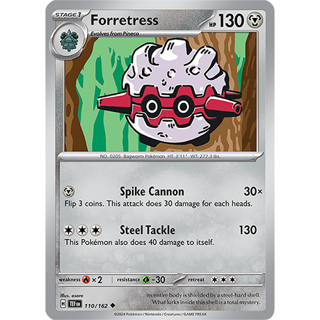 Pokémon TCG: Scarlet & Violet — Temporal Forces Forretress