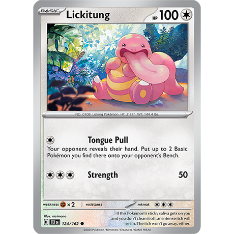 Pokémon TCG: Scarlet & Violet — Temporal Forces Lickitung