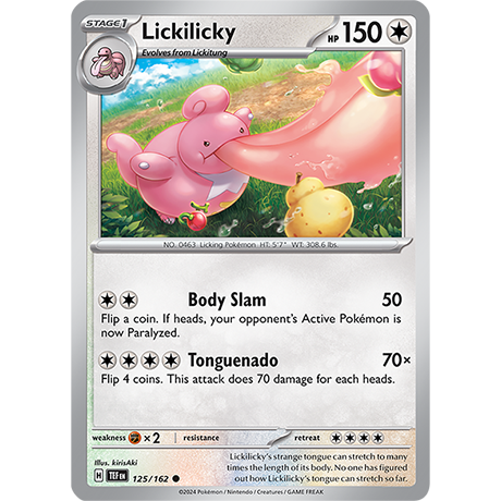 Pokémon TCG: Scarlet & Violet — Temporal Forces Lickilicky