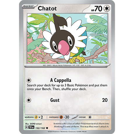 Pokémon TCG: Scarlet & Violet — Temporal Forces Chatot
