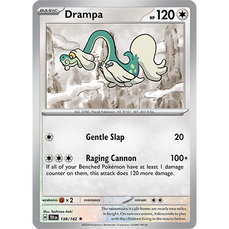 Pokémon TCG: Scarlet & Violet — Temporal Forces Drampa