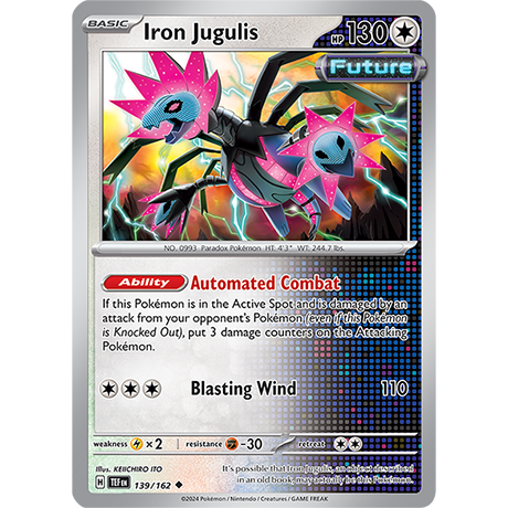 Pokémon TCG: Scarlet & Violet — Temporal Forces Iron Jugulis