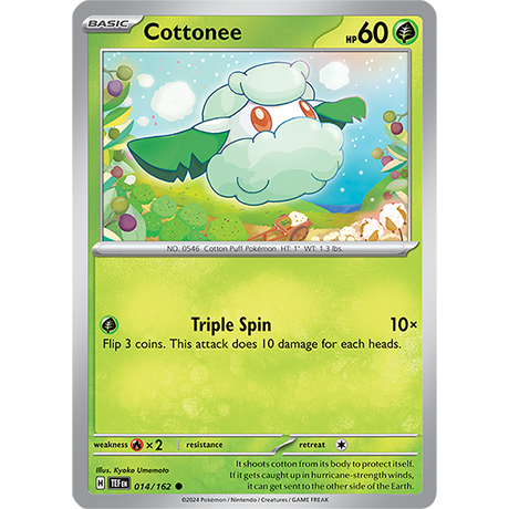 Pokémon TCG: Scarlet & Violet — Temporal Forces Cottonee