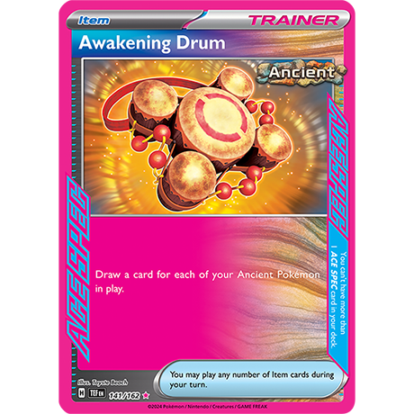 Pokémon TCG: Scarlet & Violet — Temporal Forces Awakening Drum